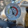 Manomètre pression d'eau 0-8 bar — Radial (raccord inférieur)