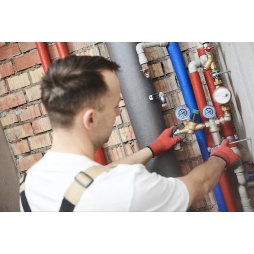 Manomètre pression d'eau 0-8 bar — Radial (raccord inférieur)