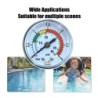 Manomètre filtre piscine 0-3 bar — 1/4" BSP Axial (raccord arrière)