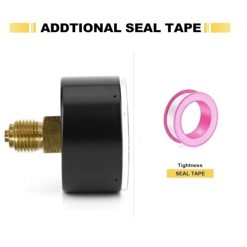 Manomètre chaudière 0-4 bar — Axial (raccord arrière)