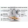 Kit anti coup de bélier 1/2" 15x21 mâle — inox 304 et laiton